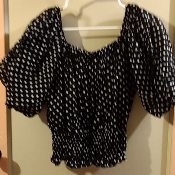 Blouse Double Zero Puff Sleeves Pre-owned - Picture 2 of 5